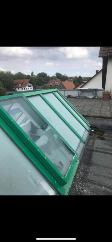 Dachfensterreinigung Vorher Nachher