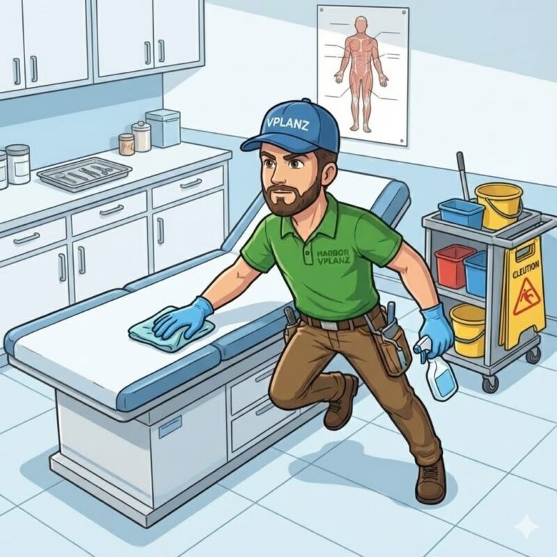 Elias Ceruso Avatar bei der Unterhaltsreinigung fuer Aerzte