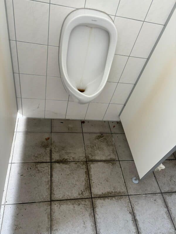 Toilette Vorher 2