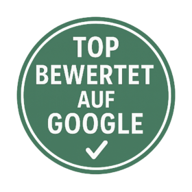 Top bewertet auf Google ✅