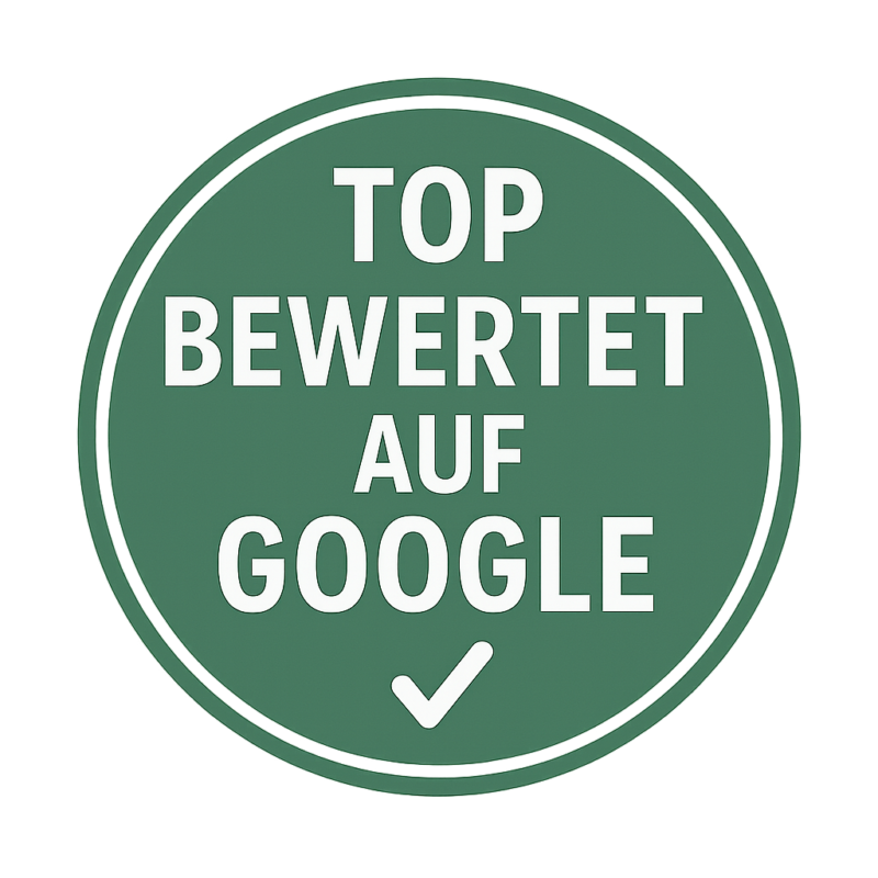 Top bewertet auf Google ✅